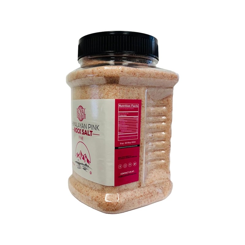 Royal House, Himalayan Pink Salt Fine Grain (2 Pack, Fine