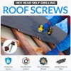 4.8 mm x 35 mm Roofing Screws, Hex Head Self-drilling