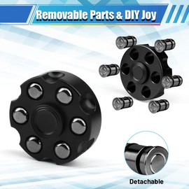 Verformbare Fidget Spinner Spielzeug für Kinder Erwachsene, Metall Fidgit Würfel, Handheld Anti Angst Stress Relief Gyro, Geburtstagsparty Supplies Geschenke für Klassenzimmer Büro