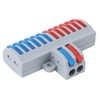 6Pcs DIN Rail Terminal Blocks, Insulated Safety & Reliability, Fast