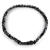 MapofBeauty 18" One Colors Fashion Three Braided Rope Tornado Necklace