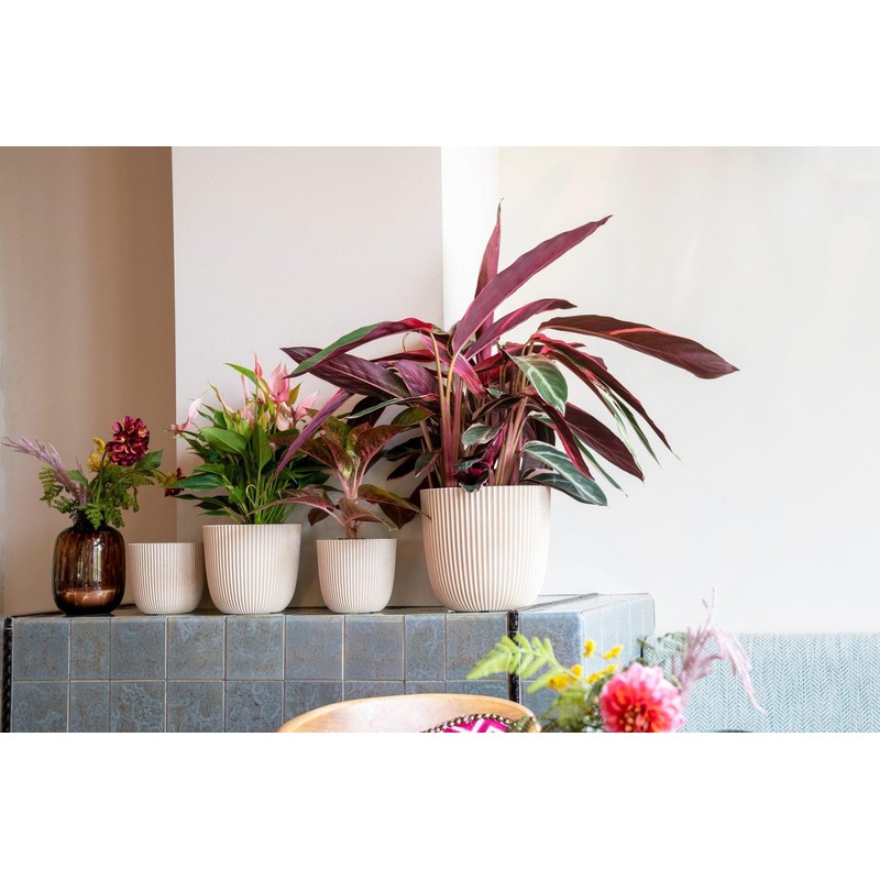 Capi Europe - Flower Pot Ball Groove 'Made with' Metallic