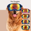 Dog Sunglasses Windproof UV Proof PC TPU with Adjustable Strap