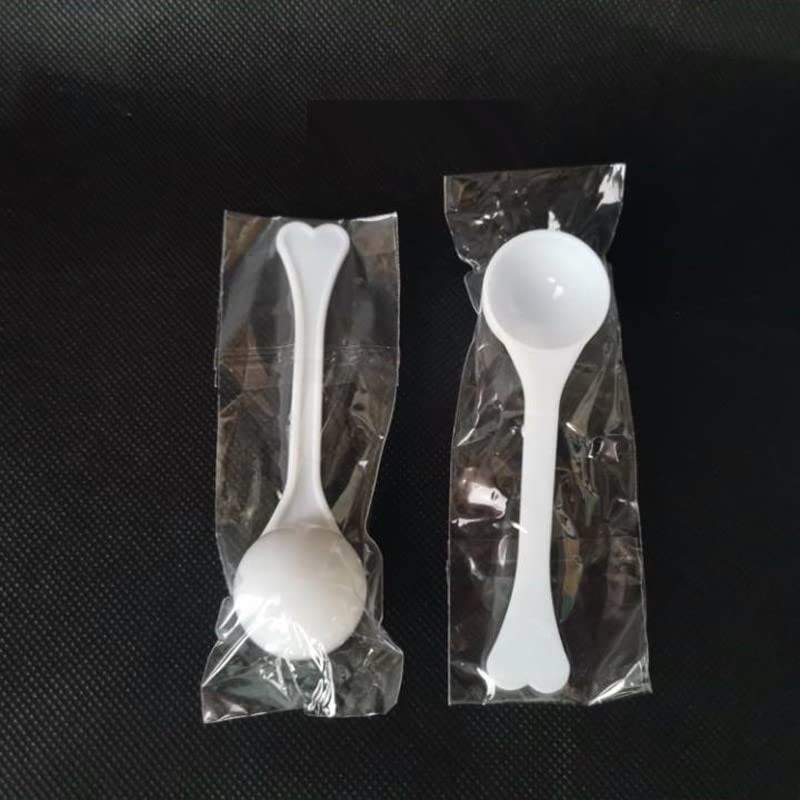 10 Pieces Long Handle 3g Plastic Measuring Spoons Mini Scoops