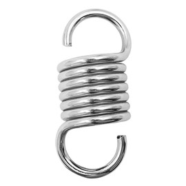 Aoneky Steel Spring Hooks for Punch Bag Hammock, Maximum Load 100 kg, Tension Spring for Hammock Seat, Punch Bag, Hanging Chair (Spring Hook 1)