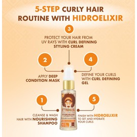 L'MAR Etniker Hydroelixir Natural Oils Nutrition, Repair and Protection Salt Free, Sulfates and Parabens | LMAR Etniker Hydroelixir Aceite Natural Nutricion, Reparacion y Poteccion Sin Sal 1.2Oz-38ml