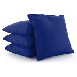 Tailor Spot Cornhole Bags Set of 4 Corn-Filled ACA Regulation 25+ Colors (Royal Blue)