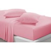 Fitted Sheet Small Double / 4ft Pink Soft, Deep Pocket,