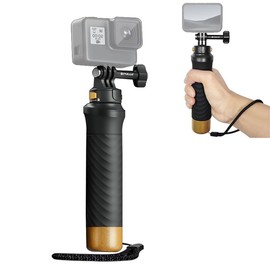 PULUZ Foating Handle Grip Waterproof Hand Grip Stick for Gopro Hero 13/12/11/10/ Max/insta360/DJI Osmo Action Cameras Underwater Monopod Floating Mount
