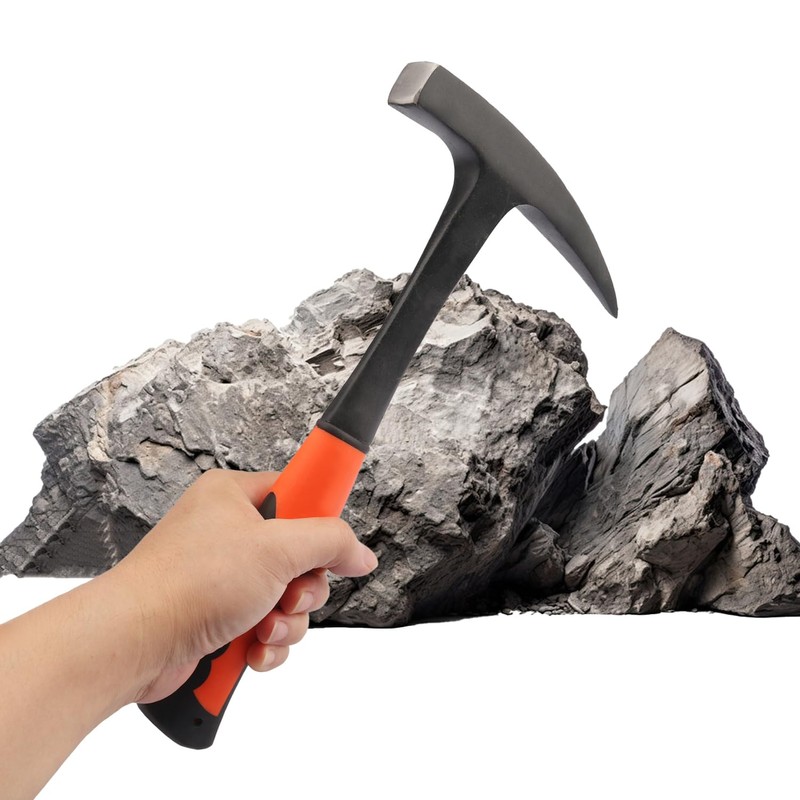 28 oz Rock Pick Hammer, 12 Inch Rock Hammer, All