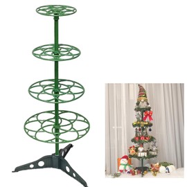 Christmas Tree, Christmas Village Tree, DIY Christmas Village Display Shelves, Plastics Display Shelves Perfect for Showcasing Little Gifts or Christmas Village, Adds Festive Touch to Holiday Decor