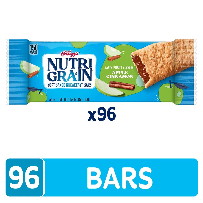 Kellogg's Nutri-Grain Cereal Bars made with 14g Whole Gain, Apple