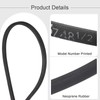 sourcing map Z-48-1/2 Z Type V-belt 1225mm/48-1/2" Inner Length x