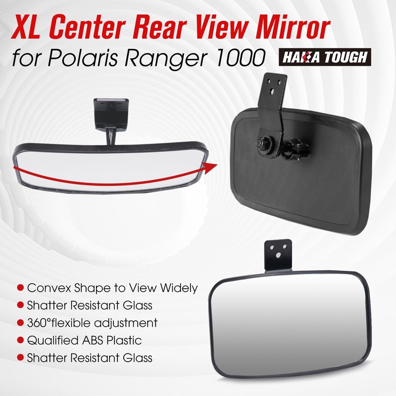 HAKA TOUGH Side View Mirrors & Wider Rear View Mirror