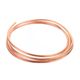 Pure copper tubing 5/32" OD (0.157")×1/8" ID(0.118") x 5 FT seamless hollow T2 copper pipe,Refrigeration Tubing, DIY project(Multiple Sizes)