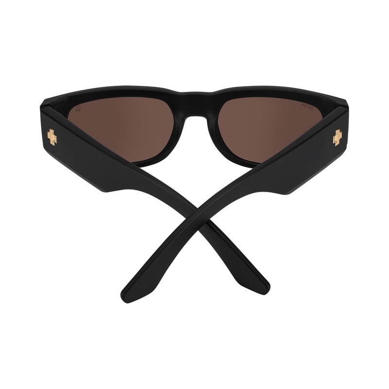 SPY Rectangular Genre Club Midnite Soft Matte Blk-Happy Brnz Gold