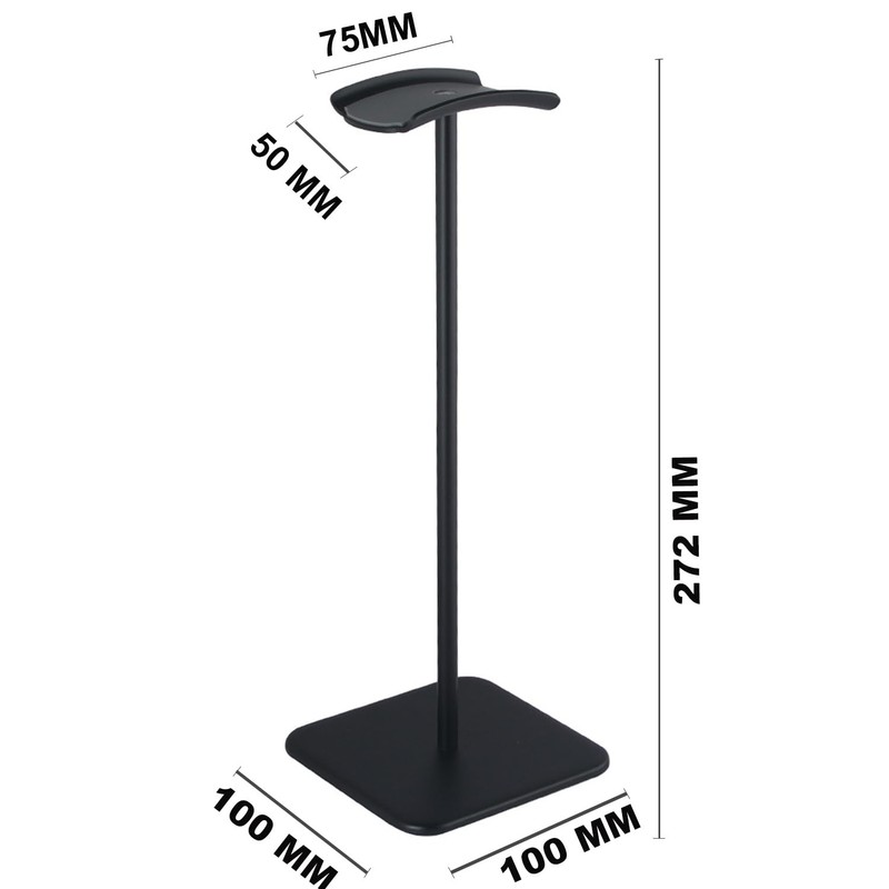 Headset Stand, Headphone Stand, Aluminium, Headset Holder Table with Solid