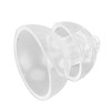 10 Pcs Sound Amplifier Dome Soft Silicone Anti Static Dual