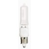 Satco S1916-12PK Halogen T4 Mini-Candelabra Light Bulb, 100 Watts, 2700K,