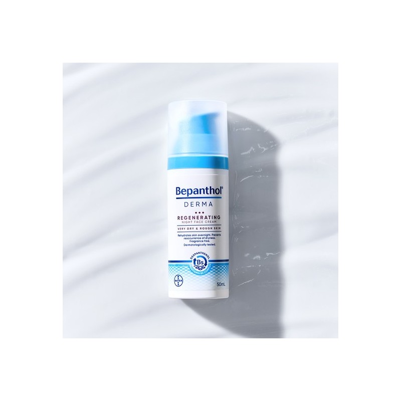 Bepantol Derma Regenerating Night Face Cream 50ml x 2 /