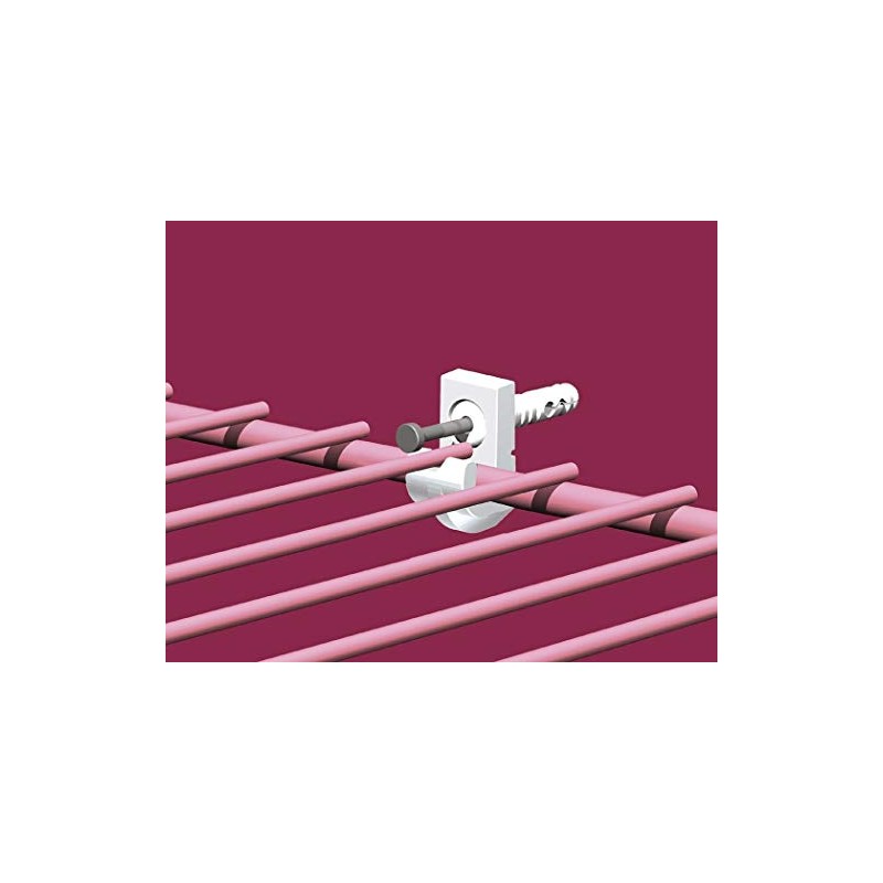 ClosetMaid 1770 Wire Shelving Back Wall Clips for Drywall Installation,