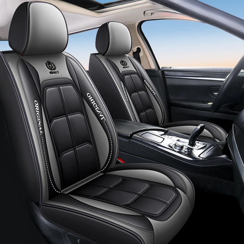Xiangta Gray 3D Waterproof Car Seat Covers 90% Models Universal