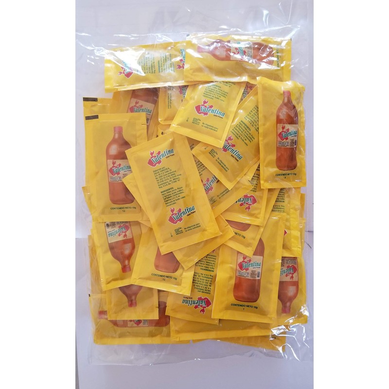 TPS Valentina Hot Sauce Packets 0.34 fl.oz. 25 count