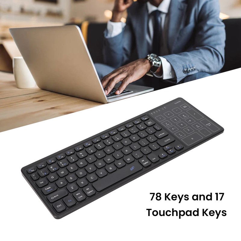 Touchpad Keyboard Numeric Touchpad 2.4G Wireless USB Receiver Plug and