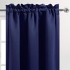 DWCN 2 Packs Valances for Windows Solid Rod Pocket Kitchen