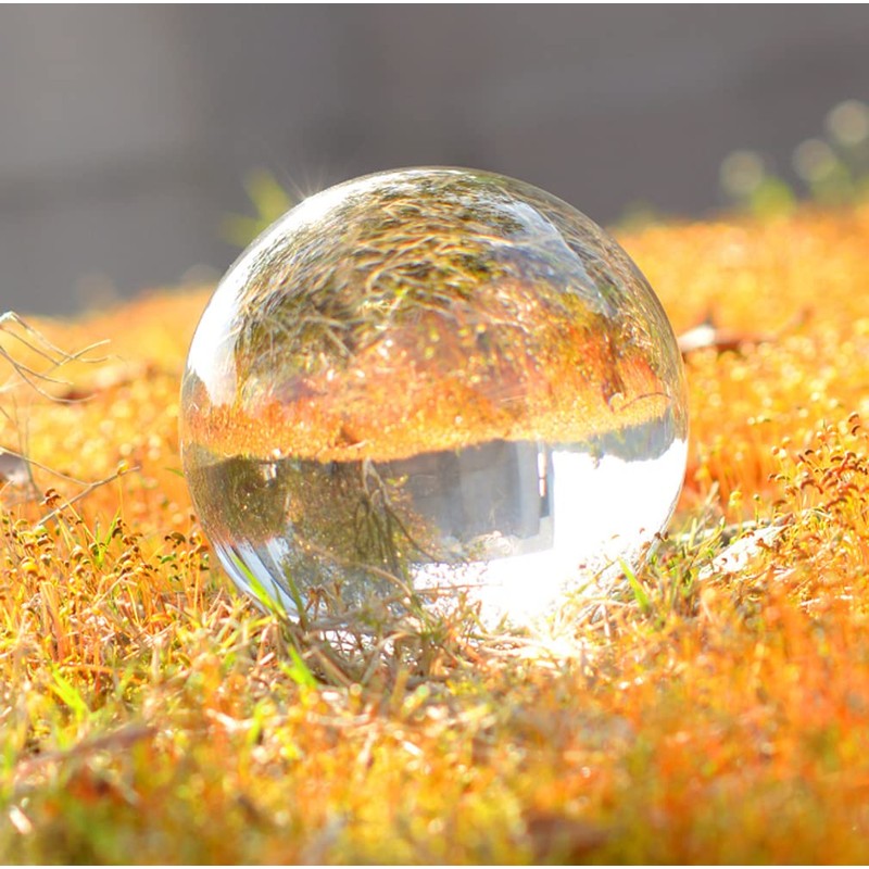 3 inch(80mm) Clear Crystal Ball Globe with Clear Crystal Stand