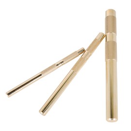 ANTUKO 3PCS Brass Knurled Drift Punch Kit Brass Roll Pin Punch Chisel Punches Set for 3/4Inch 1/2Inch 3/8Inch 61360