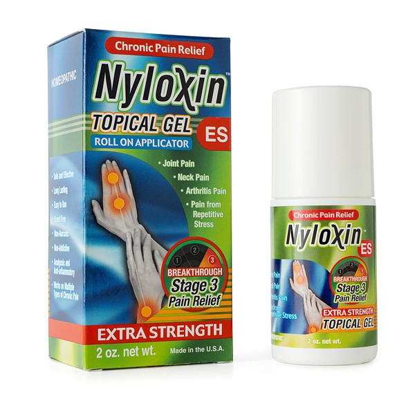 Nyloxin Extra Strength Roll-On Arthritis Pain Relief Cream, Back Pain Relief, Neuropathy Pain Relief, Nerve Pain Relief, Knee Pain Relief, Foot Pain Relief, Muscle Pain Relief, Joint Pain (2 oz)