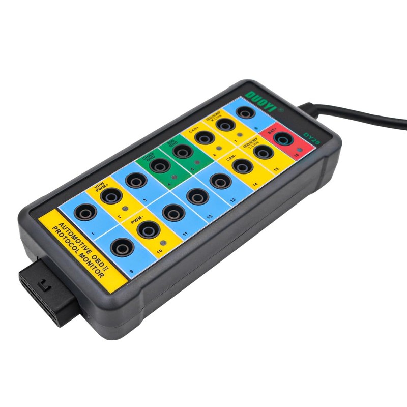 Tiardey OBD Breakout Box OBDII Protocol Detector Car CAN Test