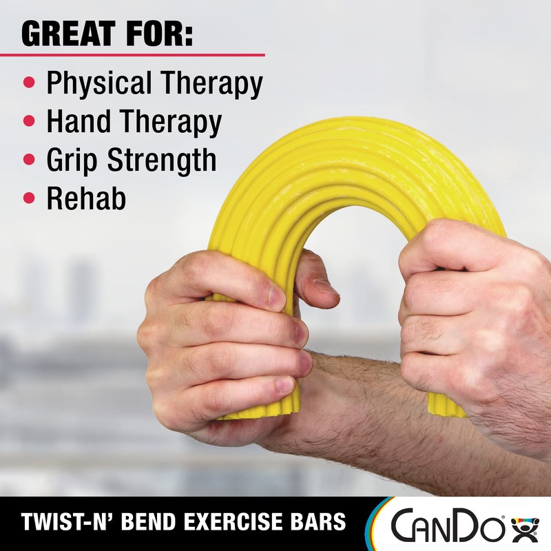Hand- und Fingertrainer, Cando® Flexibler Übungsstab, Trainingsstab, gelb (sehr leicht)