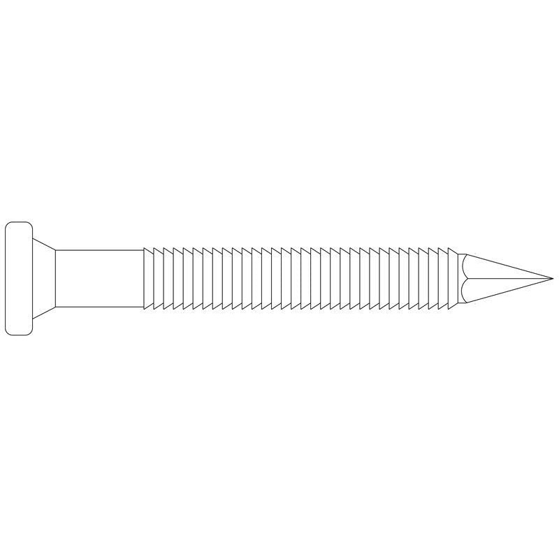 4mm x 70mm Brigt Zinc Steel Anchor Nails Ring Shank