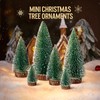 Mini Christmas Trees Christmas Decor Artificial Christmas Decorations with 4