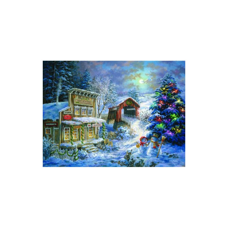 Country Shopping 1000pc Jigsaw Puzzle by Nicky Boehme