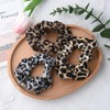 Leopard Print Hair Scrunchies Ponytail Holders for Girls Women Leopard