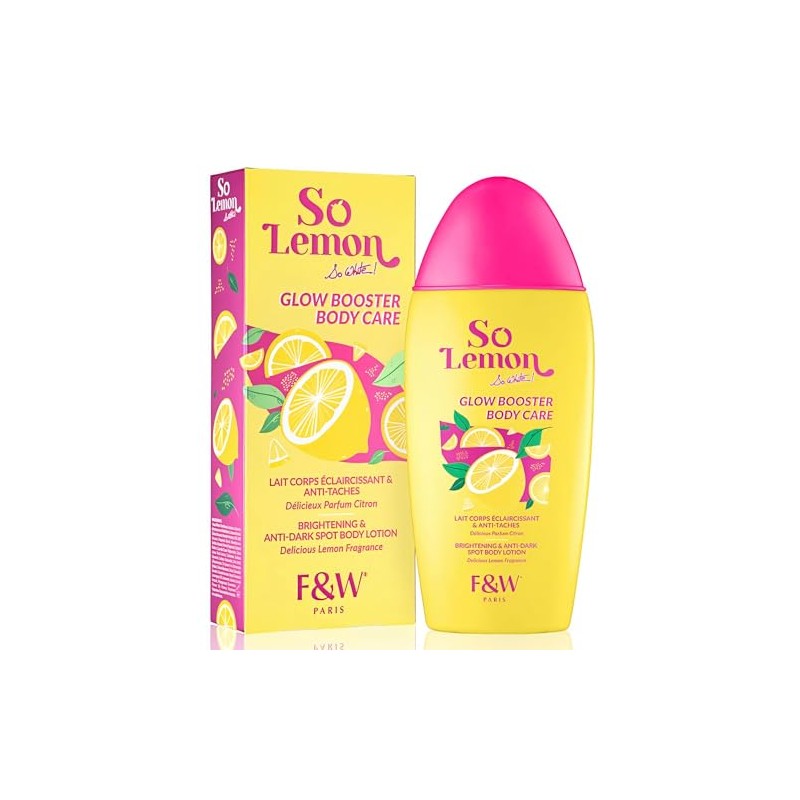 FAIR & WHITE Loción Corporal Iluminadora So Lemon Glow Booster