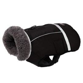 Abrigos para perros en climas fríos para perros pequeños, medianos y grandes Actividades al aire libre en interiores: chaquetas de invierno abrigadas para perros Chaquetas impermeables a prueba de viento reflectantes para perros de estilo retro