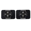 2pcs Stainless Steel Bull Ring Truck Bed Side Tie Down