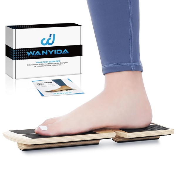 Ankle Foot Strengthener Exerciser for Sprained. Single Leg Balance Board,