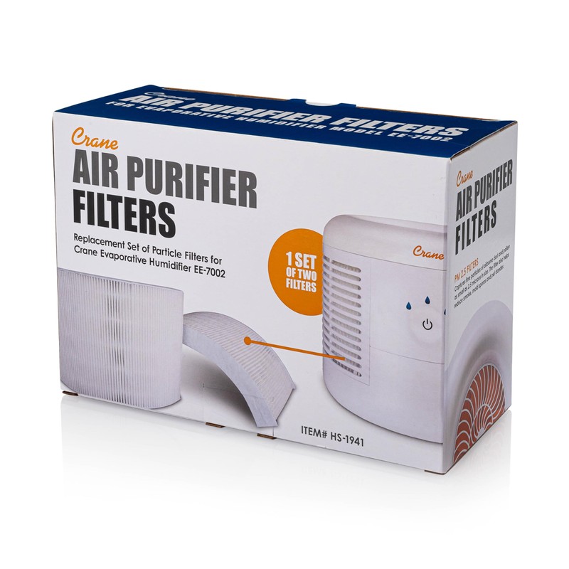 Crane Genuine Air Purifier Replacement Filter For Model EE-7002AIR, HS-1941