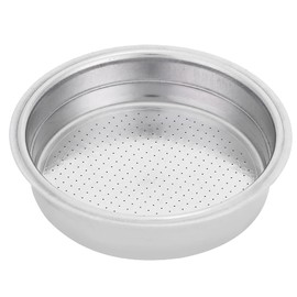 51 mm Stainless Steel Coffee Filter Bowl, Double Layer Coffee Strainer Filter Basket Reusable Removable Strainer Basket for Filter Basket Coffee Machines (16 mm)
