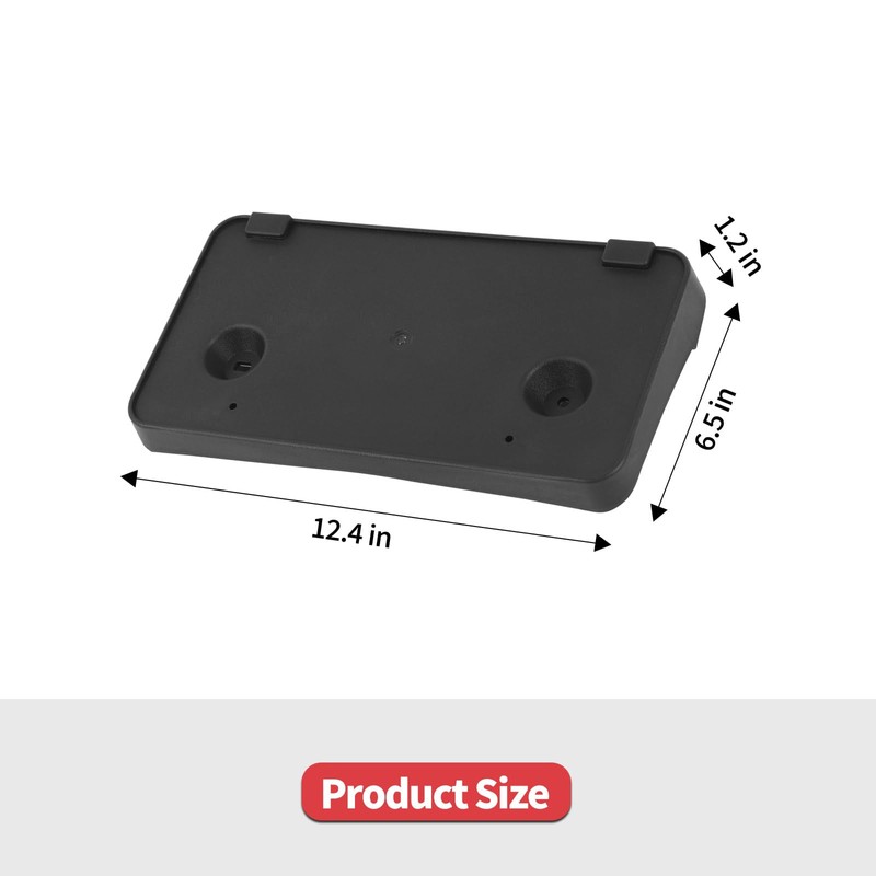 Jimen for Mustang Plate Frame, Front License Plate Holder Mount