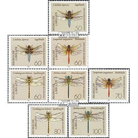 Prophila Collection BRD (BR.Deutschland) 1545,1546-1549 Four Block 1550-1552 (Complete Edition) 1991 Dragonflies (Stamps for Collectors) Invertebrate Animals Other