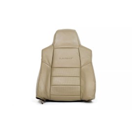 BRATIS CO INC Driver Perf Leather Lean Back Seat Cover 02 Compatible with Ford F2-F350 Lariat