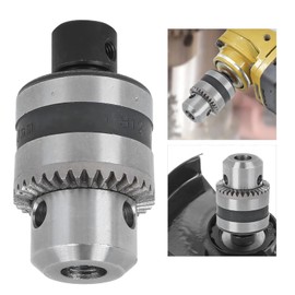 Three Jaw Clip Key Type Drill Chuck, 8mm / 0.3in Drill Chuck Adapter Grinding Polishing Machine Fixing Hole with Hex Wrench Other Electric Tools Screw for Bench Grinders Parts Accessories