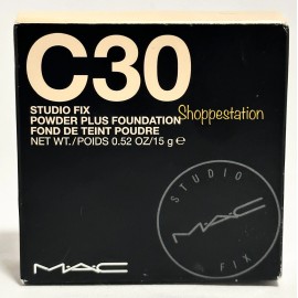 MAC Studio Fix Powder Plus Foundation Shade C30 Full Size 15g New In Box