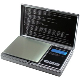 Digital Scales 0.01g Steps Medium/Dipse 200 – Digital Precision Scales Pocket Scales up to 200 g, Stainless steel, silver, 200g x 0,01g